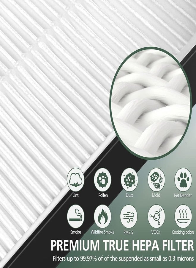 إزينلايف عبوتان من فلاتر HEPA البديلة من النوع A2، متوافقة مع أجهزة تنقية الهواء من 3M Filtrete، طرازات FAP-C02-A2، FAP-C03-A2، FAP-T03-A2، رقم القطعة 1150101 - Image 4